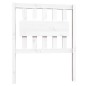 vidaXL Estructura de cama madera maciza de pino blanco 75x190 cm vidaXL Estructura de cama madera maciza de pino blanco 75x190 cm