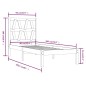 vidaXL Estructura de cama individual madera maciza blanco 90x190 cm vidaXL Estructura de cama individual madera maciza blanco 90x190 cm