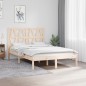vidaXL Estructura de cama madera maciza de pino 120x200 cm vidaXL Estructura de cama madera maciza de pino 120x200 cm