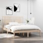 vidaXL Estructura de cama madera maciza 120x190 cm vidaXL Estructura de cama madera maciza 120x190 cm