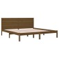vidaXL Estructura de cama madera maciza de pino marrón miel 200x200 cm vidaXL Estructura de cama madera maciza de pino marrón miel 200x200 cm