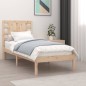 vidaXL Estructura de cama madera maciza 90x190 cm vidaXL Estructura de cama madera maciza 90x190 cm