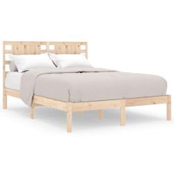vidaXL Estructura de cama madera maciza de pino 120x200 cm