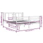 vidaXL Estructura de cama madera maciza de pino 120x190 cm vidaXL Estructura de cama madera maciza de pino 120x190 cm