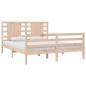 vidaXL Estructura de cama madera maciza de pino 180x200 cm vidaXL Estructura de cama madera maciza de pino 180x200 cm