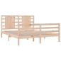 vidaXL Estructura de cama madera maciza de pino 180x200 cm vidaXL Estructura de cama madera maciza de pino 180x200 cm