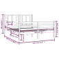 vidaXL Estructura de cama madera maciza de pino 180x200 cm vidaXL Estructura de cama madera maciza de pino 180x200 cm