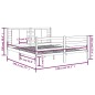 vidaXL Estructura de cama madera maciza de pino 135x190 cm vidaXL Estructura de cama madera maciza de pino 135x190 cm