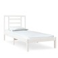 vidaXL Estructura cama individual madera maciza blanco 75x190 cm vidaXL Estructura cama individual madera maciza blanco 75x190 cm
