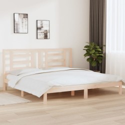 vidaXL Estructura de cama de madera maciza de pino 200x200 cm