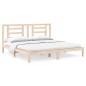 vidaXL Estructura de cama de madera maciza de pino 200x200 cm vidaXL Estructura de cama de madera maciza de pino 200x200 cm