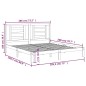 vidaXL Estructura de cama madera maciza 180x200 cm vidaXL Estructura de cama madera maciza 180x200 cm