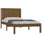 vidaXL Estructura de cama madera maciza pino marrón miel 100x200 cm vidaXL Estructura de cama madera maciza pino marrón miel 100x200 cm