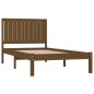 vidaXL Estructura de cama madera maciza pino marrón miel 100x200 cm vidaXL Estructura de cama madera maciza pino marrón miel 100x200 cm