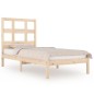vidaXL Estructura de cama madera maciza de pino 75x190 cm vidaXL Estructura de cama madera maciza de pino 75x190 cm