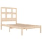 vidaXL Estructura de cama madera maciza de pino 75x190 cm vidaXL Estructura de cama madera maciza de pino 75x190 cm