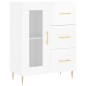 vidaXL Aparador alto madera contrachapada blanco brillo 69,5x34x180 cm vidaXL Aparador alto madera contrachapada blanco brillo 69,5x34x180 cm