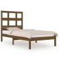 vidaXL Estructura de cama madera maciza pino marrón miel 100x200 cm vidaXL Estructura de cama madera maciza pino marrón miel 100x200 cm