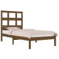 vidaXL Estructura de cama madera maciza pino marrón miel 100x200 cm vidaXL Estructura de cama madera maciza pino marrón miel 100x200 cm