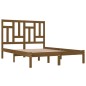 vidaXL Estructura de cama madera maciza de pino marrón miel 120x200 cm vidaXL Estructura de cama madera maciza de pino marrón miel 120x200 cm
