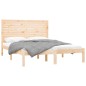 vidaXL Estructura de cama madera maciza 150x200 cm vidaXL Estructura de cama madera maciza 150x200 cm