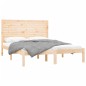 vidaXL Estructura de cama de madera maciza de pino 160x200 cm vidaXL Estructura de cama de madera maciza de pino 160x200 cm