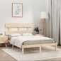 vidaXL Estructura de cama de madera maciza 200x200 cm vidaXL Estructura de cama de madera maciza 200x200 cm