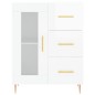 vidaXL Aparador alto madera contrachapada blanco brillo 69,5x34x180 cm vidaXL Aparador alto madera contrachapada blanco brillo 69,5x34x180 cm