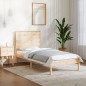 vidaXL Estructura de cama madera maciza 75x190 cm vidaXL Estructura de cama madera maciza 75x190 cm