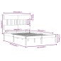 vidaXL Estructura de cama madera maciza de pino marrón miel 200x200 cm vidaXL Estructura de cama madera maciza de pino marrón miel 200x200 cm
