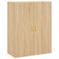 vidaXL Aparador alto madera contrachapada color roble 69,5x34x180 cm vidaXL Aparador alto madera contrachapada color roble 69,5x34x180 cm