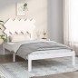 vidaXL Estructura de cama de madera maciza 100x200 cm vidaXL Estructura de cama de madera maciza 100x200 cm