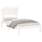 vidaXL Estructura de cama de madera maciza 100x200 cm vidaXL Estructura de cama de madera maciza 100x200 cm