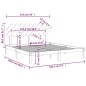 vidaXL Estructura de cama madera maciza blanca Super King 180x200 cm vidaXL Estructura de cama madera maciza blanca Super King 180x200 cm