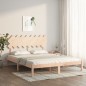 vidaXL Estructura de cama de madera maciza de pino 160x200 cm vidaXL Estructura de cama de madera maciza de pino 160x200 cm