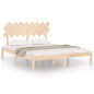 vidaXL Estructura de cama de madera maciza de pino 160x200 cm vidaXL Estructura de cama de madera maciza de pino 160x200 cm