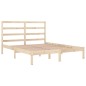 vidaXL Estructura de cama de madera maciza de pino 160x200 cm vidaXL Estructura de cama de madera maciza de pino 160x200 cm