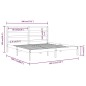 vidaXL Estructura de cama madera maciza 180x200 cm vidaXL Estructura de cama madera maciza 180x200 cm