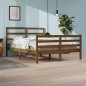 vidaXL Estructura de cama madera maciza de pino marrón miel 140x200 cm vidaXL Estructura de cama madera maciza de pino marrón miel 140x200 cm
