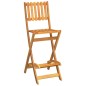 vidaXL Juego muebles de bar de jardín 5 piezas madera maciza de acacia vidaXL Juego muebles de bar de jardín 5 piezas madera maciza de acacia
