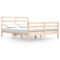 vidaXL Estructura de cama de madera maciza de pino 160x200 cm