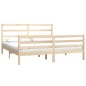 vidaXL Estructura de cama madera maciza de pino 180x200 cm vidaXL Estructura de cama madera maciza de pino 180x200 cm