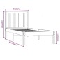 vidaXL Estructura de cama madera maciza de pino 90x200 cm