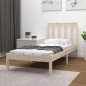 vidaXL Estructura de cama madera maciza de pino 100x200 cm vidaXL Estructura de cama madera maciza de pino 100x200 cm