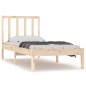 vidaXL Estructura de cama madera maciza de pino 100x200 cm vidaXL Estructura de cama madera maciza de pino 100x200 cm