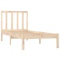 vidaXL Estructura de cama madera maciza de pino 100x200 cm vidaXL Estructura de cama madera maciza de pino 100x200 cm