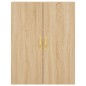 vidaXL Aparador alto madera contrachapada color roble 69,5x34x180 cm vidaXL Aparador alto madera contrachapada color roble 69,5x34x180 cm