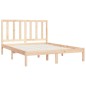 vidaXL Estructura de cama madera maciza de pino 120x190 cm