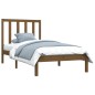 vidaXL Estructura de cama madera maciza pino marrón miel 100x200 cm vidaXL Estructura de cama madera maciza pino marrón miel 100x200 cm