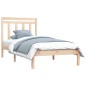 vidaXL Estructura de cama madera maciza 90x190 cm vidaXL Estructura de cama madera maciza 90x190 cm